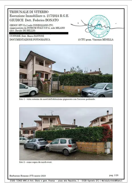 Via Re Gustavo VI di Svezia n. 30, Barbarano Romano, (Viterbo)