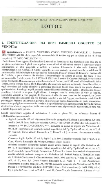 Corso Vittorio Emanuele, 1, Castel Viscardo, (Terni)
