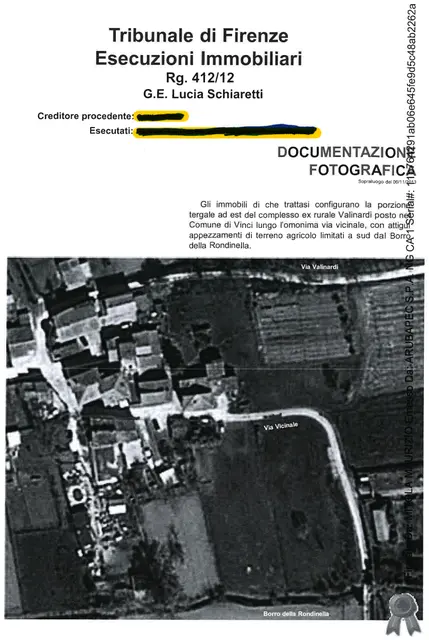 Via Valinardi, 50059 Valinardi FI, Italia, Vinci, (Firenze)