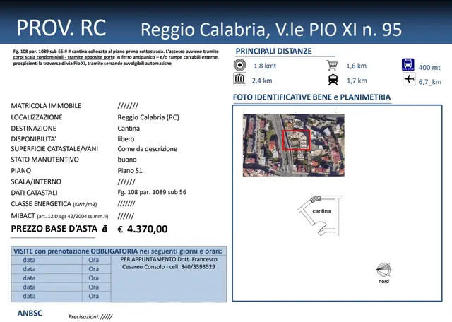 VIALE PIO XI n. 95, Reggio di Calabria, (Reggio di Calabria)