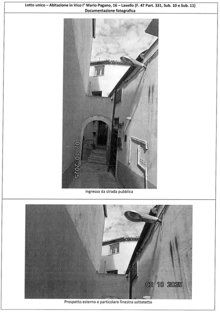 Vico I Mario Pagano n.16, Lavello, (Potenza)