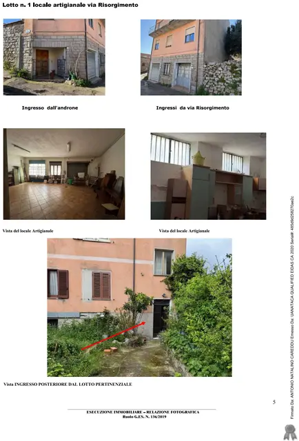 via risorgimento 5, Calangianus, (Sassari)