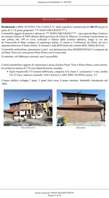 Via CASALE 31, Ripa Teatina, (Chieti)